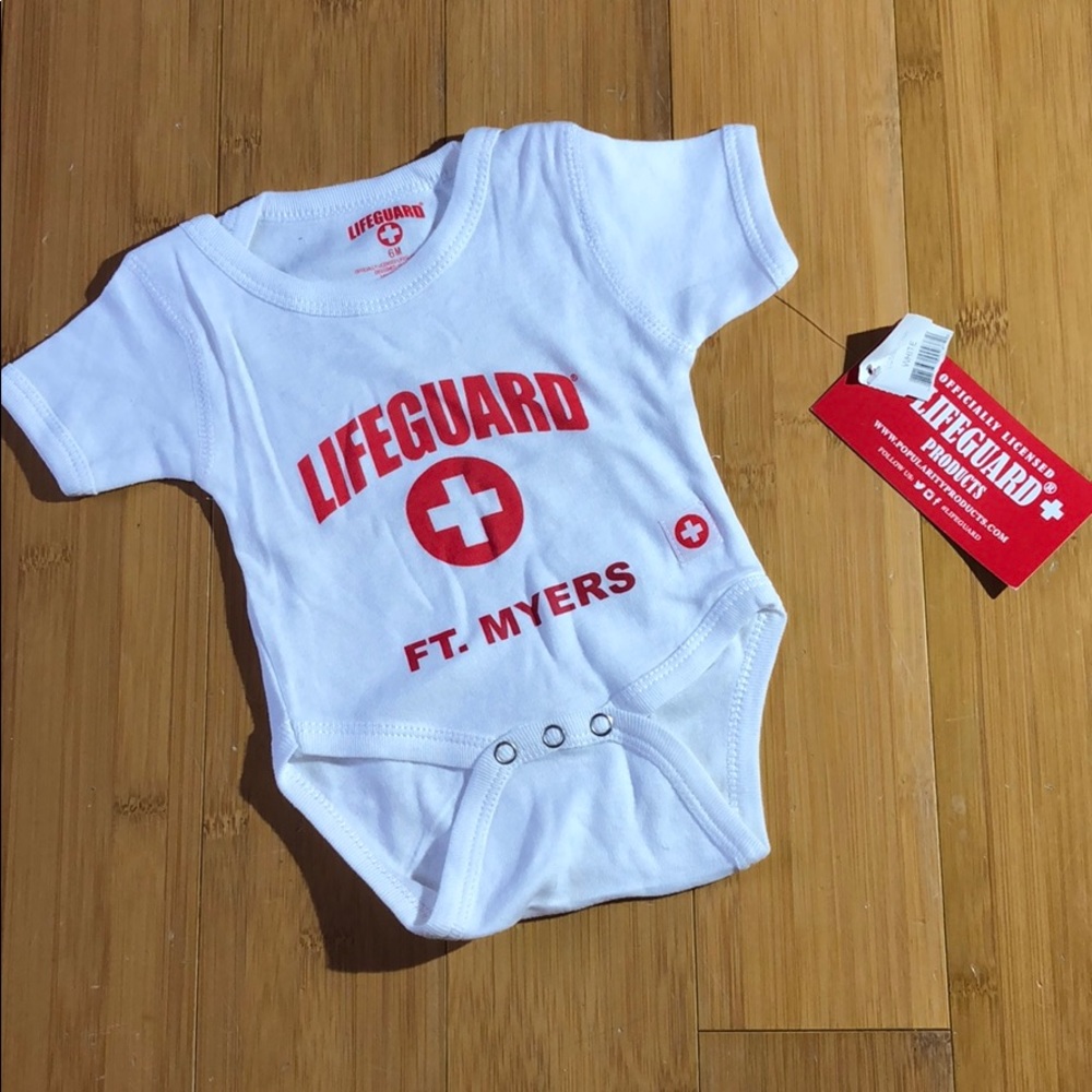 NWT Ft Myers Lifeguard bodysuit 6M